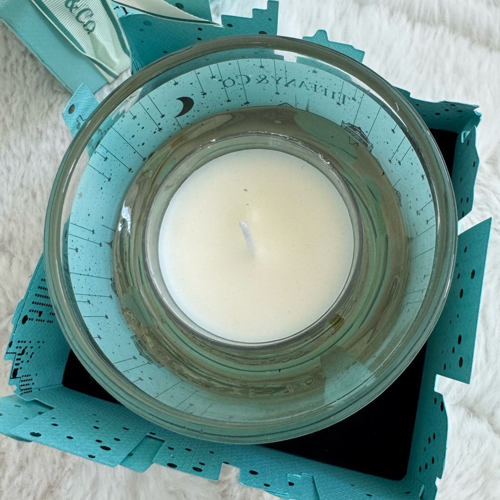 Tiffany & Co. Aqua Candle with Glass Holder - Picture 3 of 5